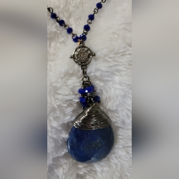 Beautiful lapis necklace - Picture 2 of 8